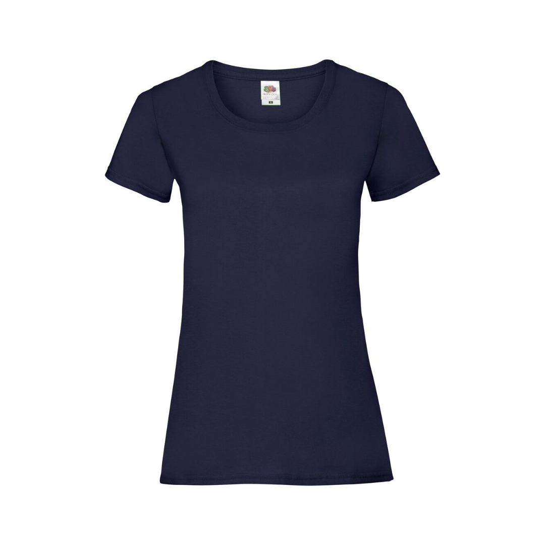 Valueweight Lady Fit Maglietta T-Shirt Scollatura Tonda Manica Corta - Fruit of the Loom