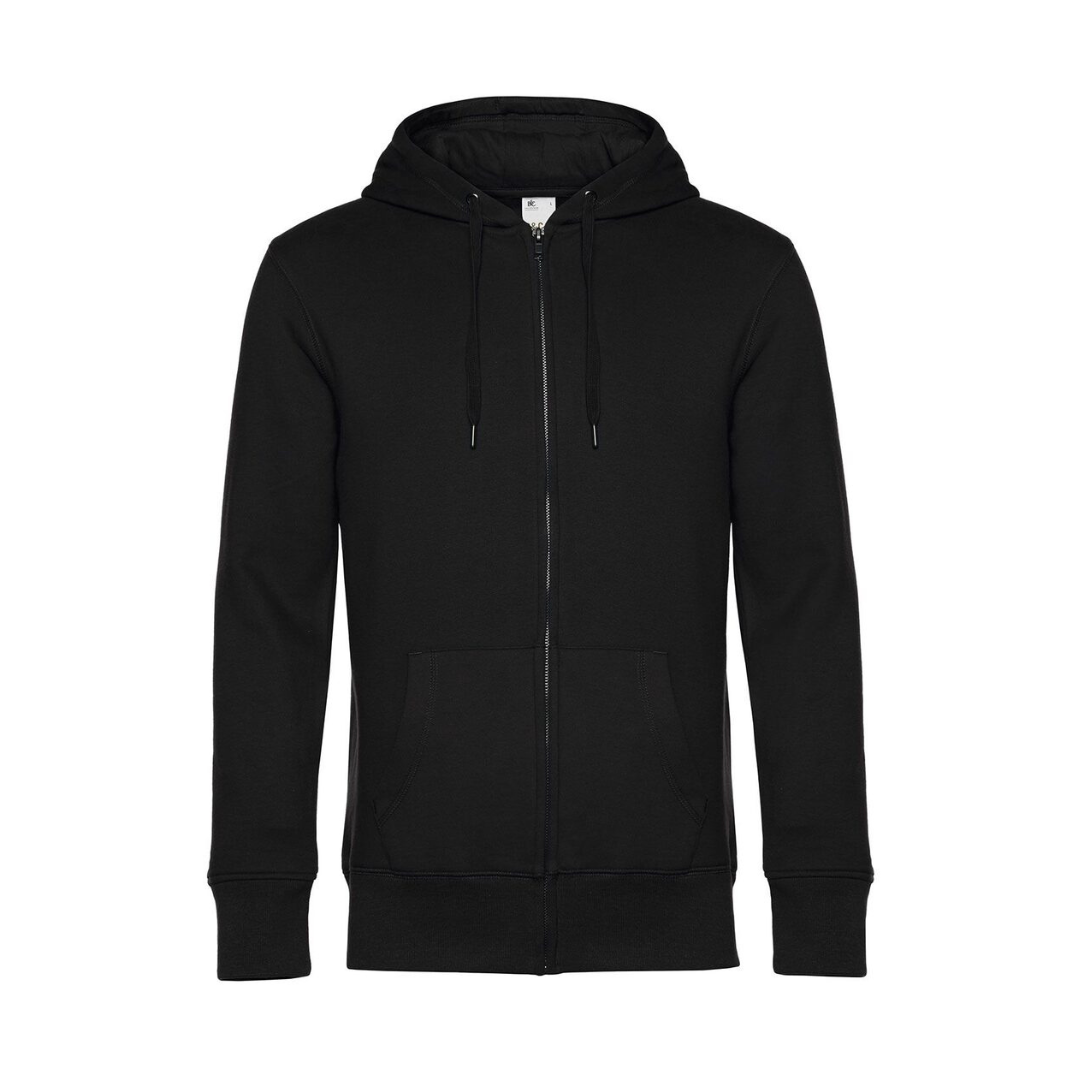 B&C - King Felpa Cappuccio Zip Lunga Unisex