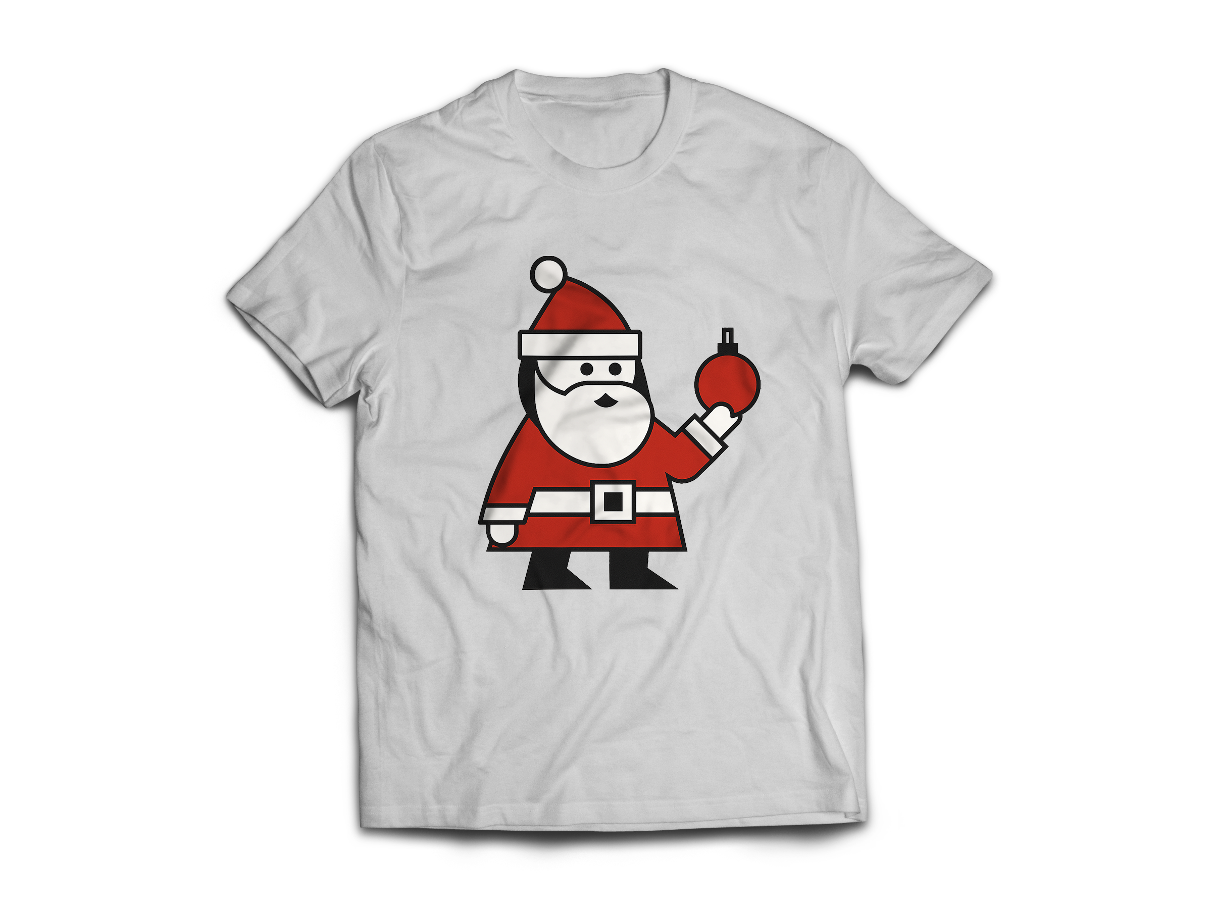 Maglietta T-Shirt Girocollo Manica Corta - Fruit of the Loom Natale