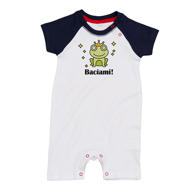 Baciami! Body Baseball in Cotone Organico