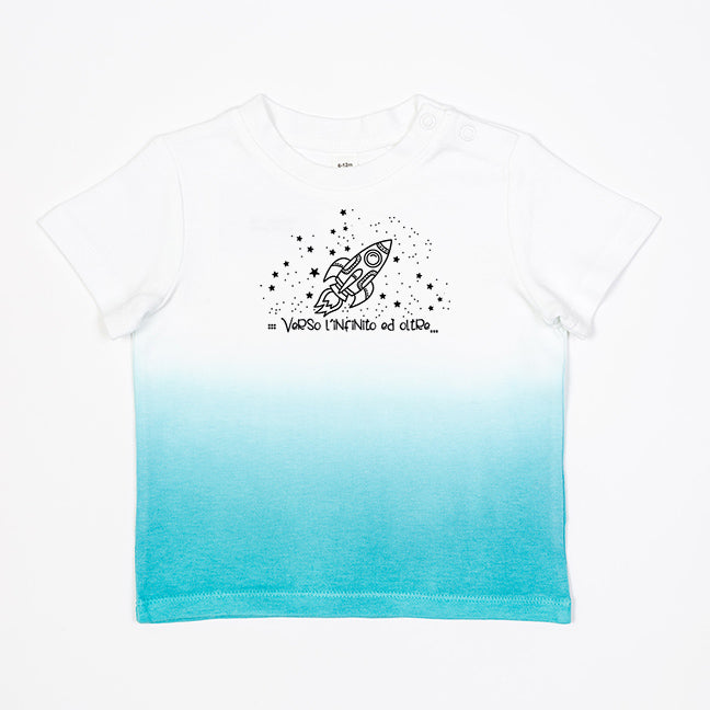 Verso l'Infinito e Oltre Maglia Bambino in Cotone Organico